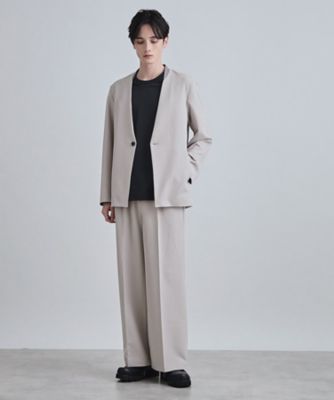 セットアップ対応】360度ストレッチ ワイドストレートパンツ