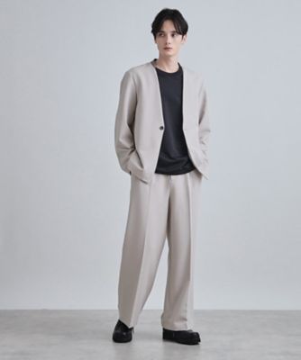 【最終価格！！価格10万以上！稀少品！】T-Touch Classic ムラ サテンストレッチ 8分パンツ│to touch