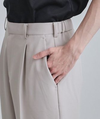 セットアップ対応】360度ストレッチ ワイドストレートパンツ