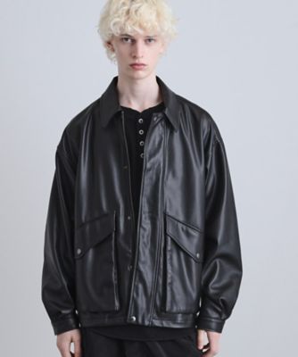 TK フェイクレザーフライトジャケット（2002548954） | tk