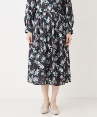 M～3Lサイズ／セットアップ】グレースフラワープリントスカート