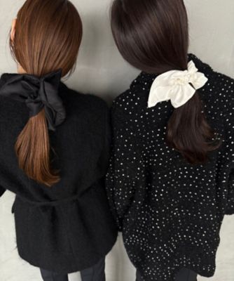 heyep｜Silk Square Medium Scrunchie