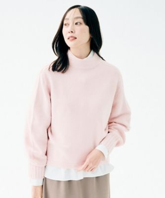 ＜UNTITLED (Women)＞【ゆったりコンパクト】スポンディッシュ　ボトルネックプルオーバー（２００２５４９４０７）