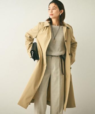 ＜UNTITLED L (Women/大きいサイズ)＞【はっ水／洗える／セレモニーにも】タスランステンカラーコート（２００２５４９６２２）