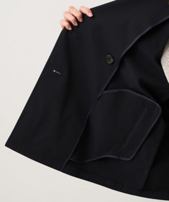 【はっ水／洗える／セレモニーにも】タスランショートトレンチコート（２００２５４９６２３）