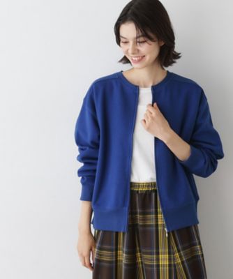 洗える】フロントジップカーディガン（2002549648