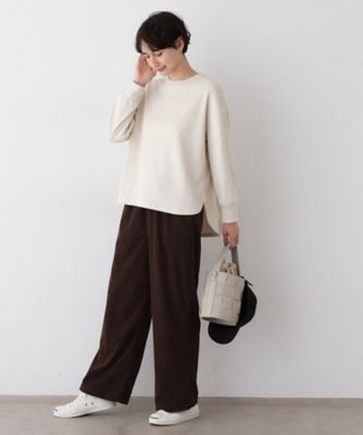 洗える】ベロアサーマルカットソー（2002549657） | Dessin