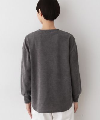 洗える】ベロアサーマルカットソー（2002549657） | Dessin