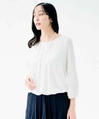 ＜UNTITLED (Women)＞タックブラウス（２００２５４９６７７）