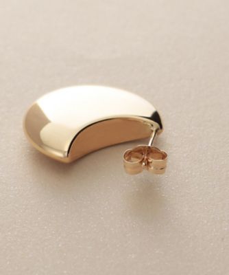 K10中空カーブフラット スタッズピアス（2002550704
