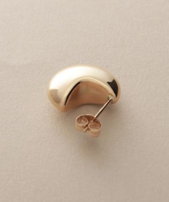 K10中空しのぎフラット スタッズピアス