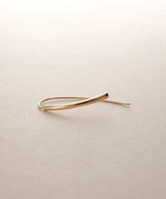 ◇K10中空マーキス フックピアス（2002550713