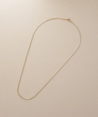 ほぼ新品　COCOSHNIK 10KYGリーフデザイン　ロングネックレス K10ヘリンボーン ネックレス（2002550715） | COCOSHNIK