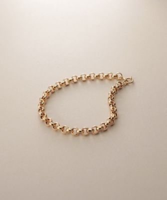 ＜COCOSHNIK (Women)＞Ｋ１８中空ハーフラウンド　ブレスレット（２００２５５０７１９）