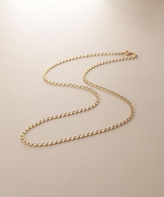 K18 ツユ特大 ぷっくり 貫通 ネックレス K18 ツユ特大 ぷっくり 貫通 ネックレス