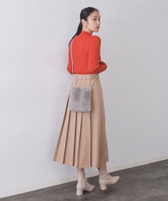 11色展開】フェイクファースクエアミニポシェット