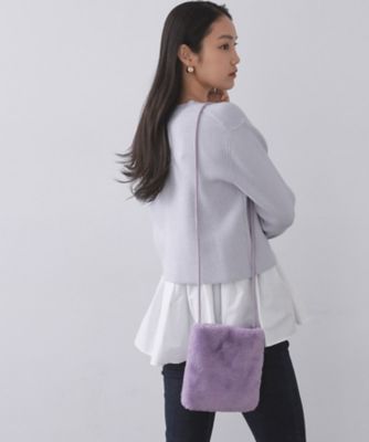 フェイクファースクエアミニポシェット（2002550733