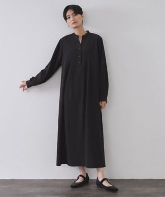 バックプリーツワンピース【洗濯機洗い可