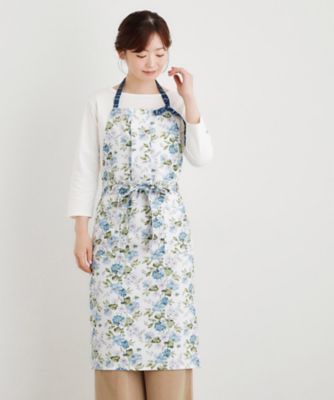 ロミリー柄 エプロン（2002550855） | LAURA ASHLEY/ローラ