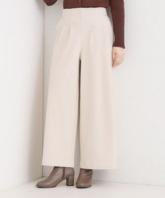 着丈選べる】あったかもちもちワイドパンツ（2002550917