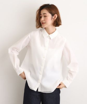 ＜GROVE (Women)＞オーガンジーレイヤードシャツ（２００２５５０９４０）