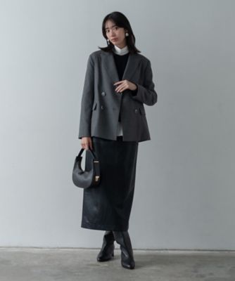 ギャレスト（GALLEST）/Comfy SET UP｜ダブルブレストジャケット【セットアップ対応／通勤／カセット服】 Comfy SET UP｜ダブルブレストジャケット【セットアップ対応