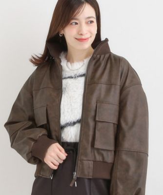 ブラウン系 7号（S） レディースのブルゾン | 三越伊勢丹オンライン