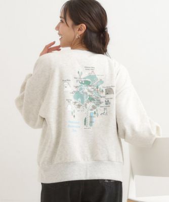 SHOO LA RUE (Women)/シューラルー プリント裏起毛スウェット(2002551055) シロ004 トップス【三越伊勢丹/公式】