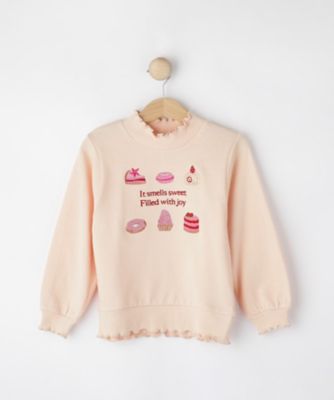 SHOO・LA・RUE (Baby & Kids)/シューラルー モチーフ刺繍使いスウェット(2002551056) ピンク070 トップス【三越伊勢丹/公式】