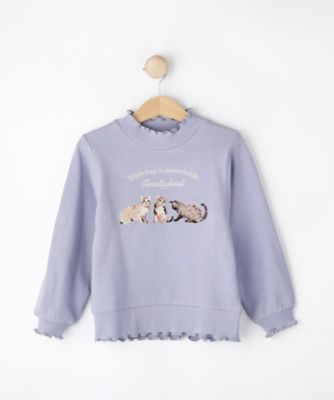 SHOO・LA・RUE (Baby & Kids)/シューラルー モチーフ刺繍使いスウェット(2002551056) パープル080 トップス【三越伊勢丹/公式】