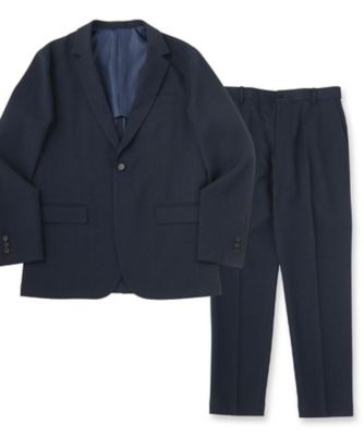 上下2点セット】洗えるピンヘッドストレッチセットアップ／ビジネス