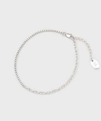 ステンレス】ナローコンビブレスレット（2002551434） | tk