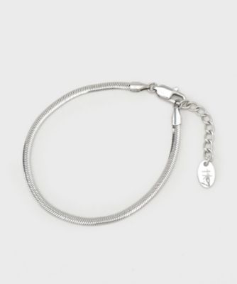 ＜tk. TAKEO KIKUCHI (Men)＞ステンレスナロースネークブレスレット（２００２５５１４５１）