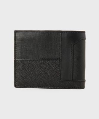 本革】トリミング二つ折りウォレット（2002551469） | tk