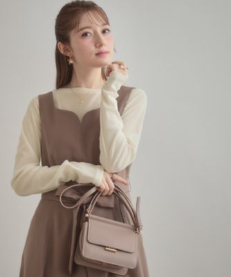 ＜COUTURE BROOCH (Women)＞シアーベロアＴシャツ（２００２５５１５１１）