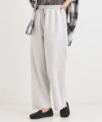 ＜SHOO LA RUE (Women)＞ダブルフェイス　裾ドロスト　スウェットパンツ（２００２５５１５１６）