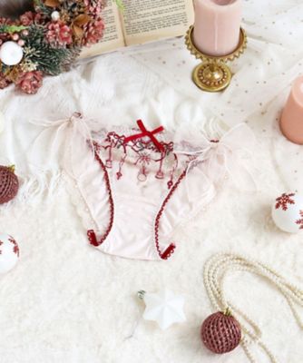 ＜Risa Magli (Women)＞【ルビー】　リボンショーツ（２００２５５１５８３）