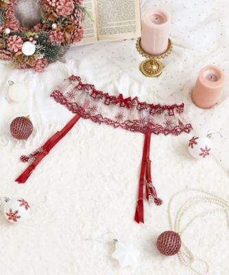 ＜Risa Magli (Women)＞【ルビー】　ガーターベルト（２００２５５１５８９）