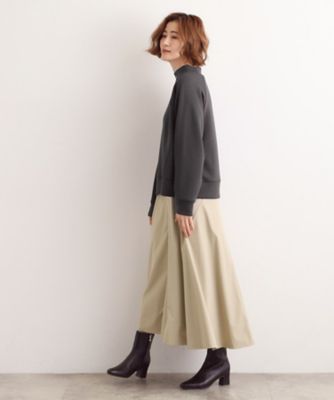 モックネックダンボールスウェット（2002551619） | GROVE