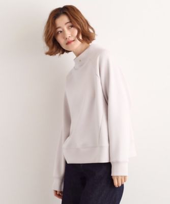 モックネックダンボールスウェット（2002551619） | GROVE