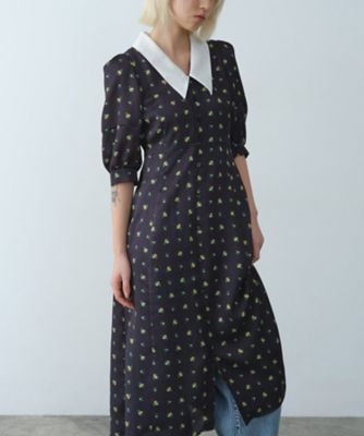 【SALE】CODE A (Women)/コードエー blooming flower dress(2002551632) アオ194 ワンピース・ドレス【三越伊勢丹/公式】