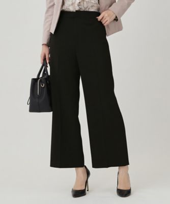 ＜COUP DE CHANCE (Women)＞【手洗い可】ストレートワイドパンツ（２００２５５１６８５）