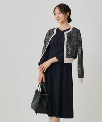 手洗い可／日本製】タックデザインワンピース（2002551695