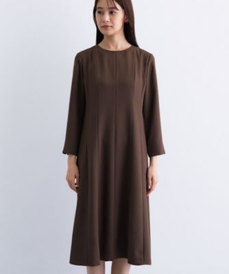 洗える／UVケア】ジョーゼットフレアワンピース