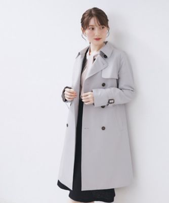 トレンチコート【洗濯機OK／撥水／花粉対応】《XS～3L