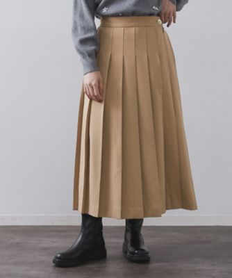 ワイドプリーツスカート【洗濯機洗い可】（2002552348