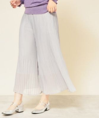 ＜SUNAUNA (Women)＞【大人気／セットアップ可】プリーツパンツ（２００２５５２５０５）