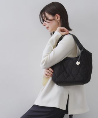 OPAQUE.CLIP (Women)/オペークドットクリップ【フェイクファー/キルティング】くり手ミドルトートバッグ(2002552582) クロ019 旅行用かばん・バッグ【三越伊勢丹/公式】