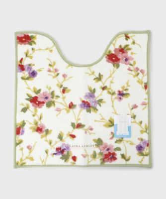 LAURA ASHLEY/ローラ アシュレイ プライオリー柄 トイレマット(2002552778) グリーン121 浴室・トイレ用品【三越伊勢丹/公式】