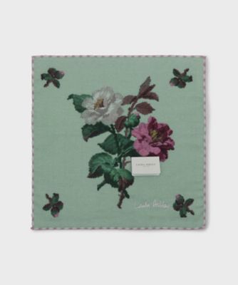 ＜LAURA ASHLEY＞ベルビルローゼズハンカチ（２００２５５２７８０）